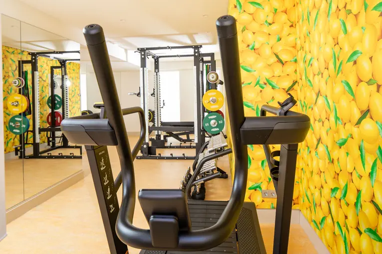 State-of-the-art fitness room